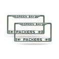 thumbnail image 1 of Green Bay NFL Packers Chrome Metal (2) License Plate Frame Set, 1 of 5