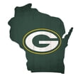 thumbnail image 1 of Green Bay Packers 12" Logo State Sign, 1 of 2
