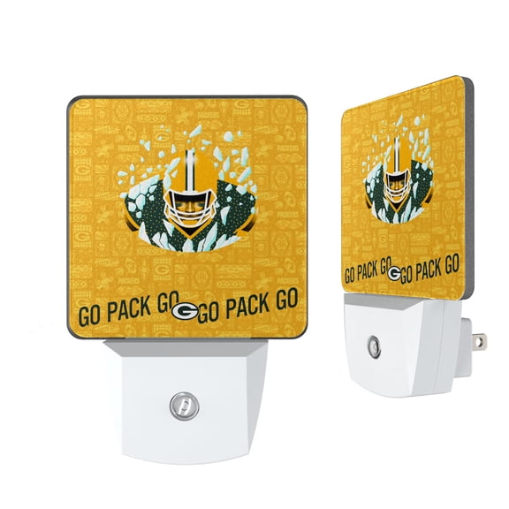 Green Bay Packers 2024 Illustrated Limited Edition Nightlight Two-Pack