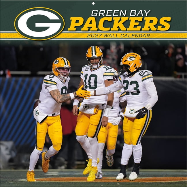 Green Bay Packers 2027 Wall Calendar, (Paperback)