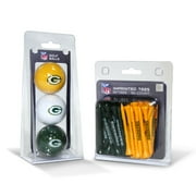 Team Golf Green Bay Packers NFL Golf Ball and Tee Set