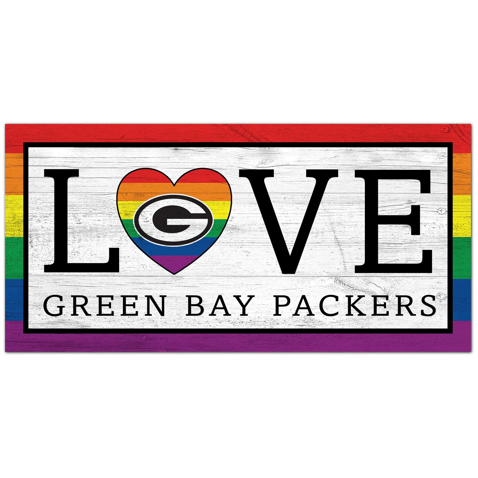 I Heart GB Packers Decal