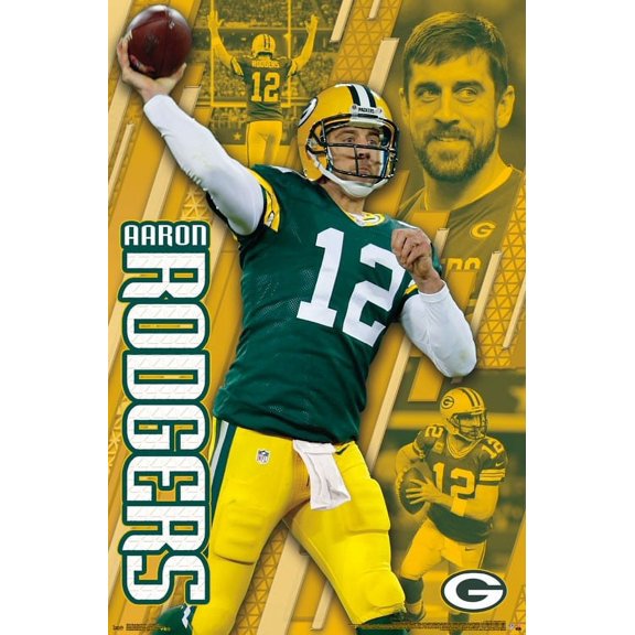 Green Bay Packers - Aaron Rodgers Poster Print (22 x 34)