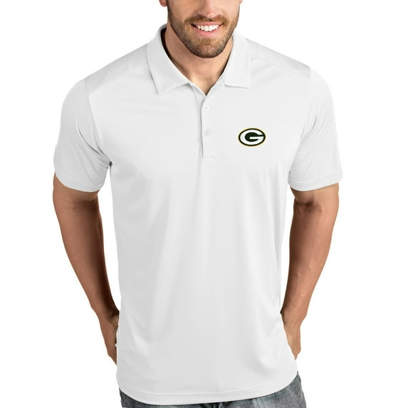 Green Bay Packers Antigua Tribute Polo - White