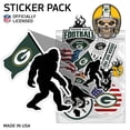 thumbnail image 1 of Green Bay Packers Assorted Sticker Pack, 1 of 1