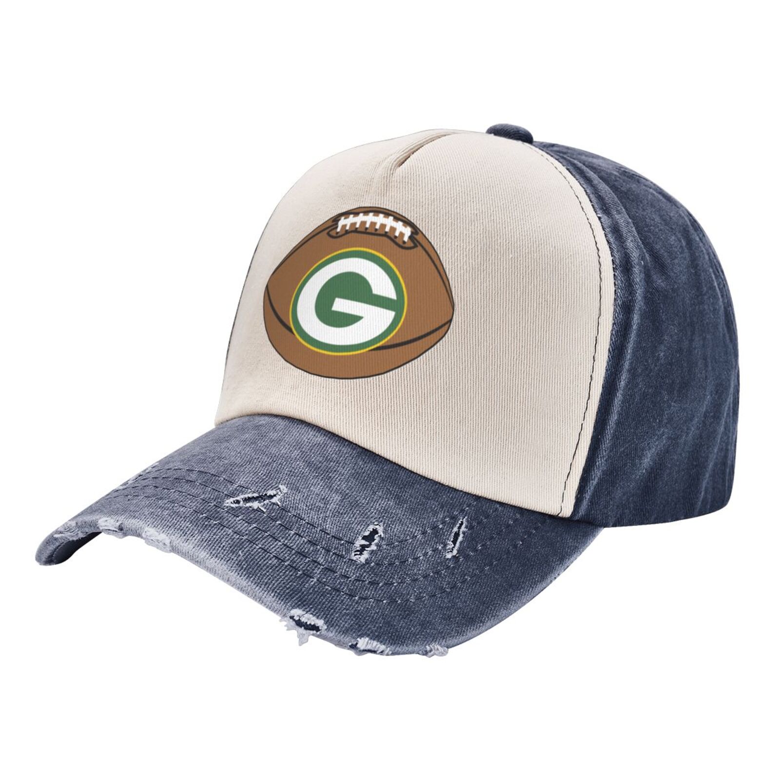 Green-Bay-Packers Baseball Cap Adjustable Hat Sun Shade Peaked Cap ...