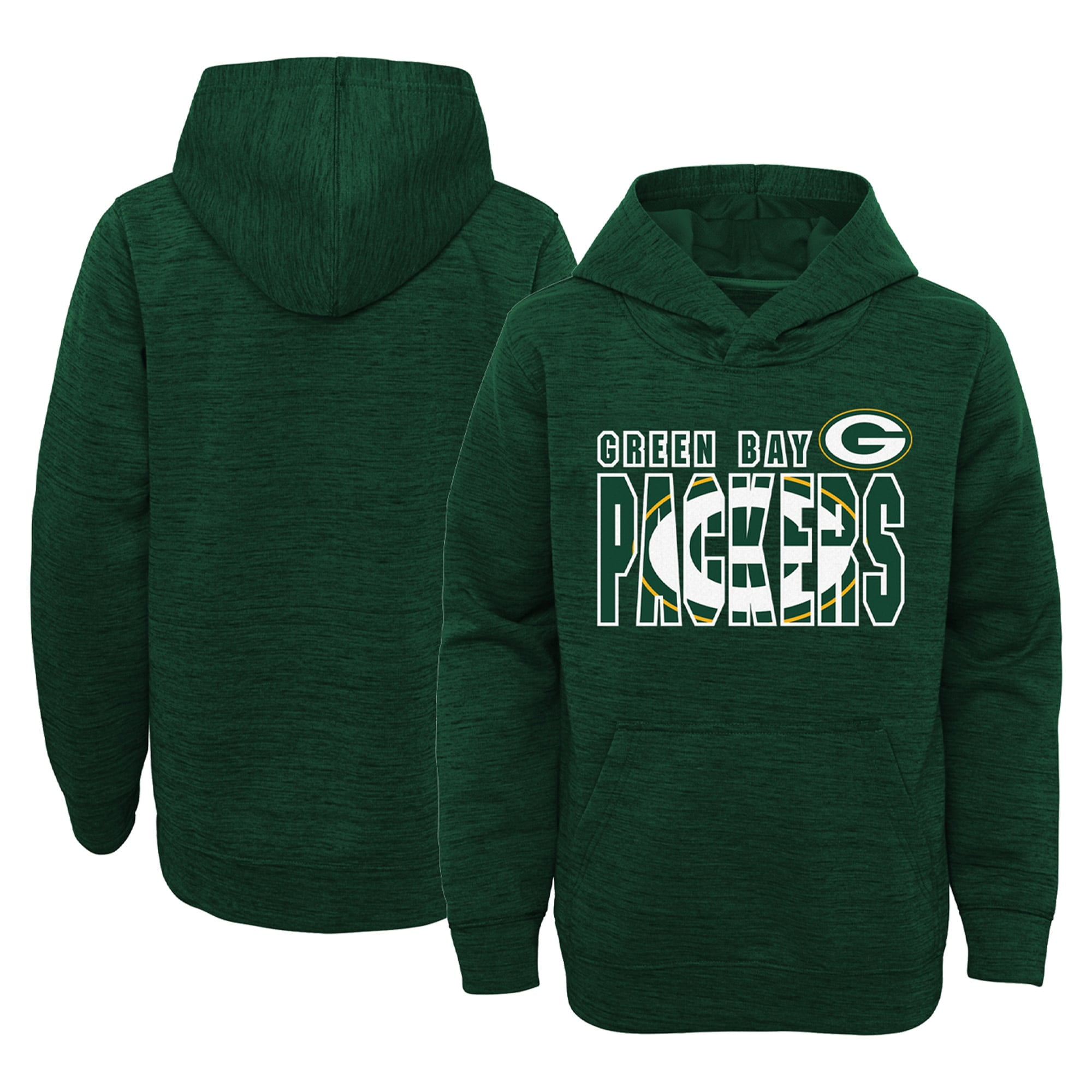 Green Bay Packers Boys 4-18 LS Fleece Hoodie 9K1BXFFB4 XS4/5 - Walmart.com
