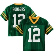 Green Bay Packers Boys 4-18 Player Jersey-Rodgers 9K1BXFGMX L10/12