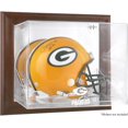 thumbnail image 1 of Green Bay Packers Brown Framed Wall-Mountable Logo Helmet Case, 1 of 7