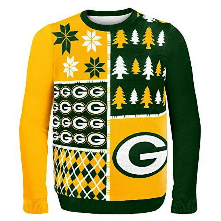 Forever Collectibles Green Bay Packers Busy Block NFL Ugly Sweater XX Large Male Walmart