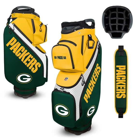 NEW Team Effort Golf Clubhouse Cooler Cart Bag - NFL Green Bay Packers