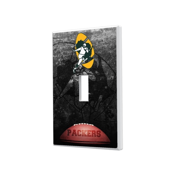 Green Bay Packers Legendary Design Single Toggle Lightswitch Plate
