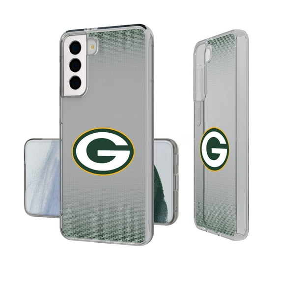 Green Bay Packers Linen Logo Galaxy Clear Case