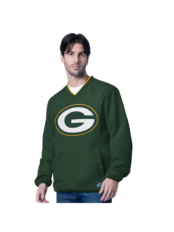 Men's NFL Combine Long Sleeve V-Neck Pullover Jacket