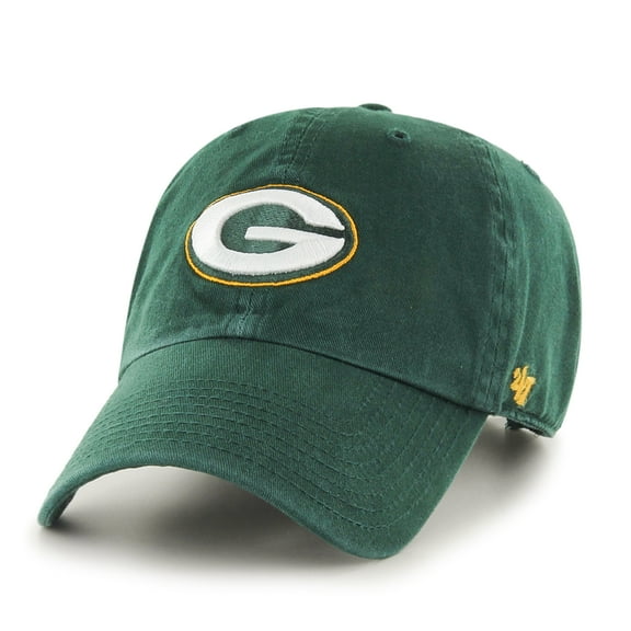 Green Bay Packers NFL Clean Up Strapback Adjustable Baseball Cap