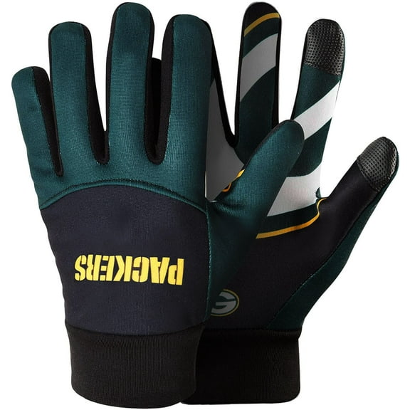 Green Bay Packers Palm Logo Texting Gloves