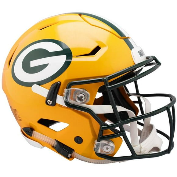 Riddell Green Bay Packers Revolution Speed Flex Authentic Football Helmet