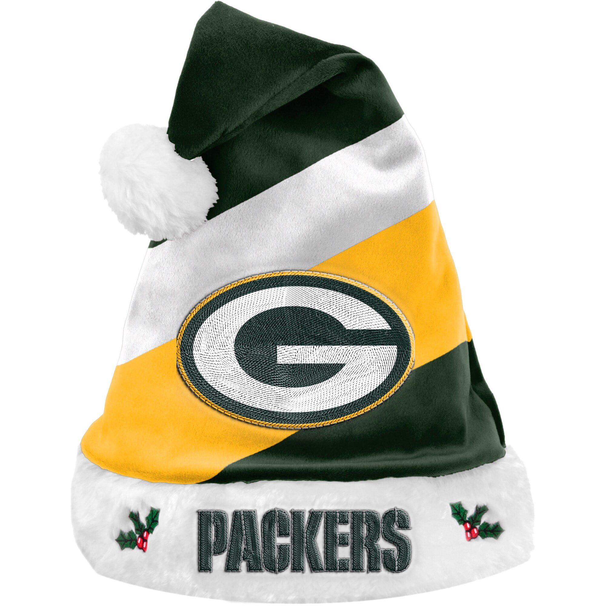 FOCO Green Bay Packers Santa Hat