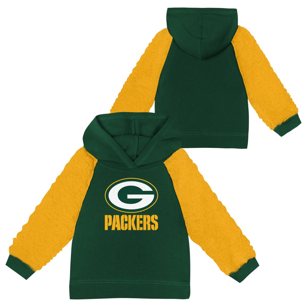 Green Bay Packers Toddler LS Fleece Hoodie 9K1T1FGZQ 2T