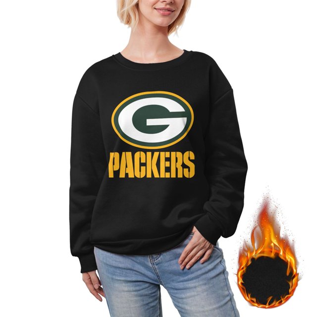 Green_Bay_Packers Womens Women's Long Sleeve Tees Sweatshirts Casual