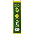 thumbnail image 1 of Packers 8"x32" Wool Banner Heritage, 1 of 3