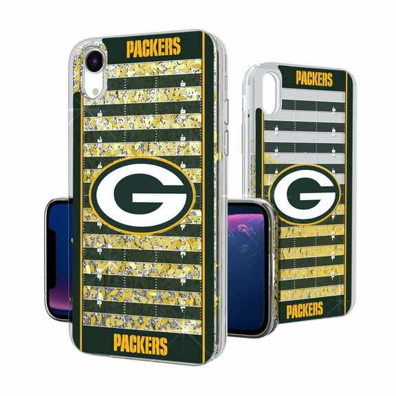 Green Bay Packers iPhone Field Design Glitter Case