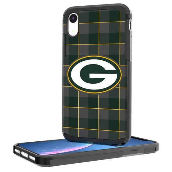 Green Bay Packers iPhone Rugged Plaid Design Case