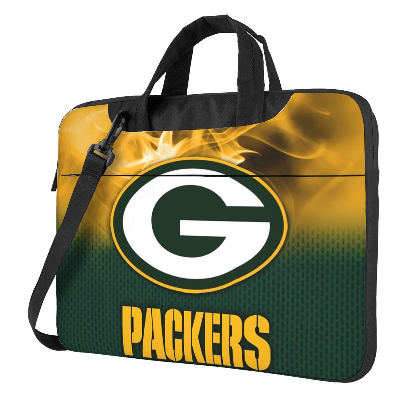 Sipper Computer Green_Bay Team Customized Ultra-Thin Portable Single-Shoulder Laptop ...