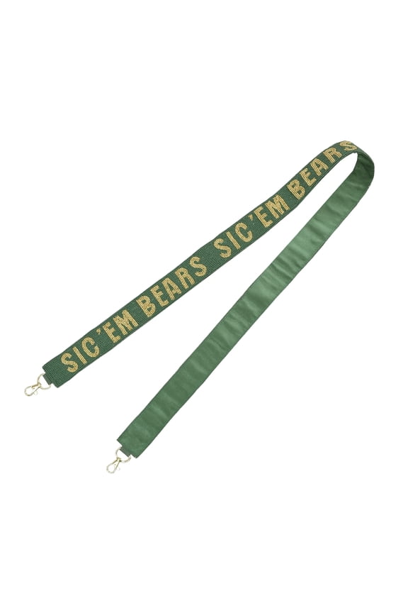 Green Baylor Bears Collegiate Beaded Strap
