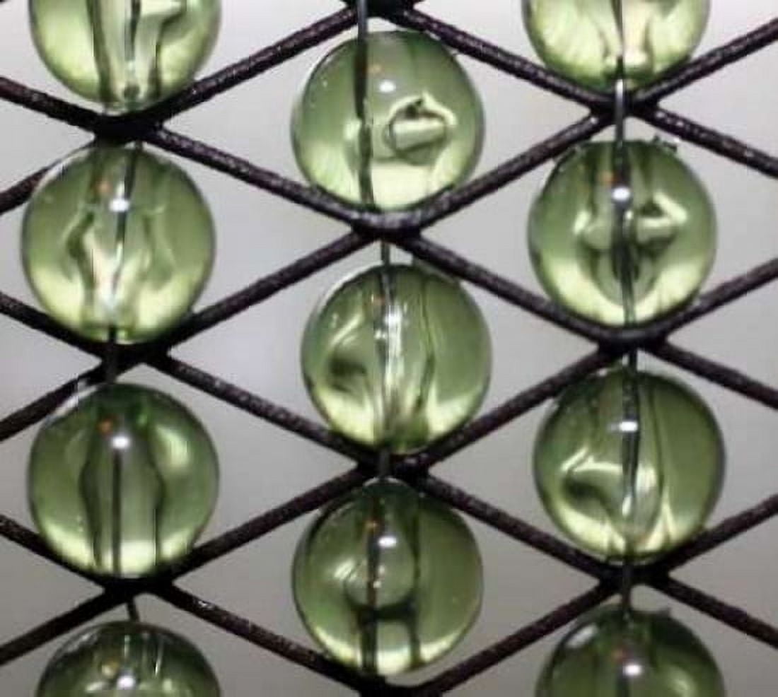 Green Beads Canvas Art - Tammy Putman (24 x 24)