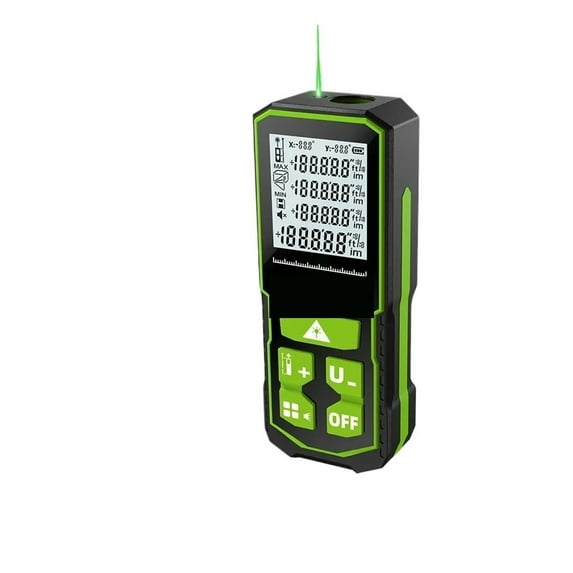 Green Beam Rangefinder Digital Distance Meter 60M/100M/120M LCD Screen Multi Function Trena Measure Tools ,High Accuracy