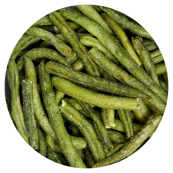 Green Bean Chips, 2 Pound Bag, Veggie Chips, Vegetable Snacks, The Hampton Popcorn & Candy Company