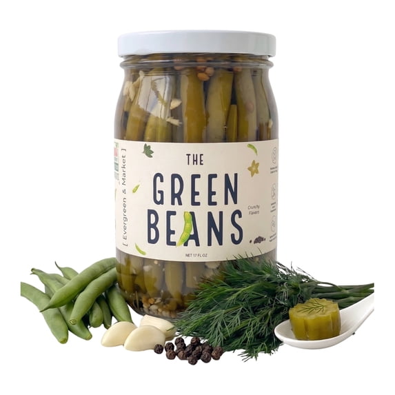 [PICKLES] The Green Beans – Crisp Garlic Dill Pickled Green Beans for ...
