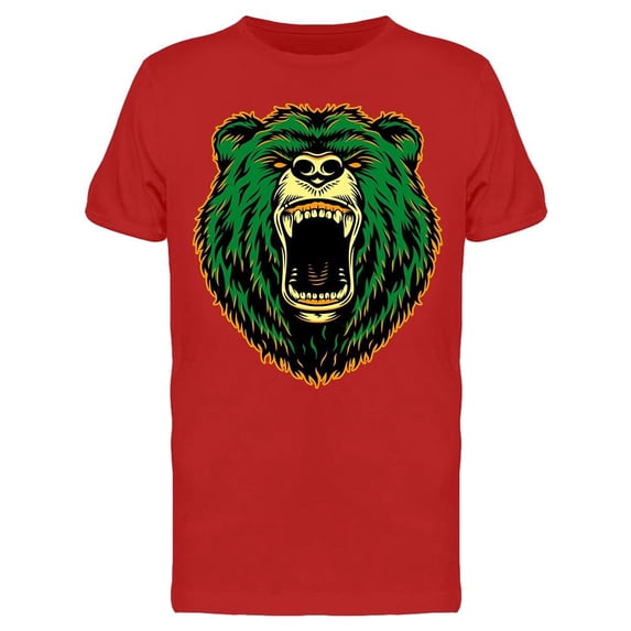 Green Bear T-Shirt Men -Image by Shutterstock, Male x-Large