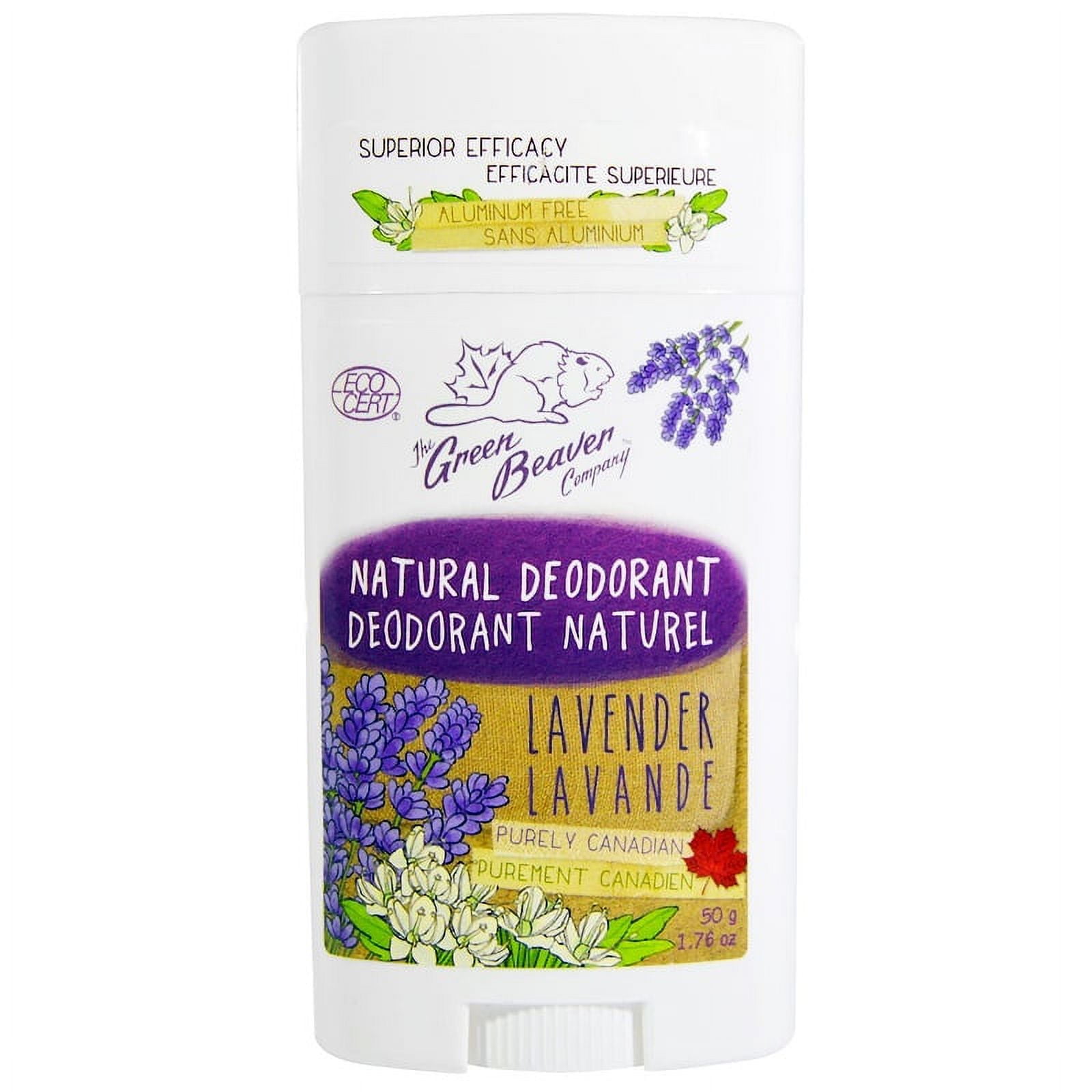 Green Beaver Natural Deodorant Lavender -- 1.76 oz