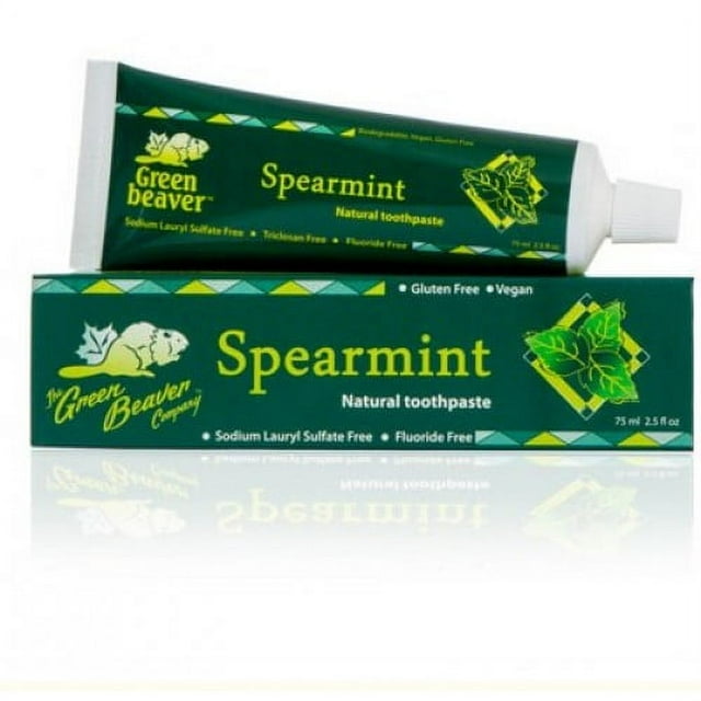 Green Beaver Toothpaste, Spearmint, 2.5 Oz