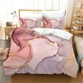 thumbnail image 1 of Green Bedding Set King Size Golden Curve Duvet Cover Set For Kids Teens Modern Abstract Art Deco, 1 of 5