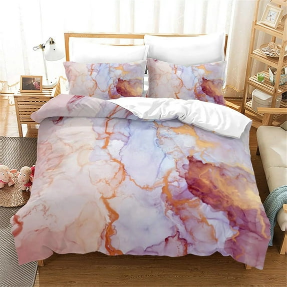 Green Bedding Set King Size Golden Curve Duvet Cover Set For Kids Teens Modern Abstract Art Deco