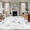 thumbnail image 1 of Green Beige Spring Floral Area Rug 6x9 Washable Rug Non Slip Luxury Botanical Summer Large Area Rug Soft Stainresistant Indoor Floor Carpet for Living Room Bedroom Home Office Dining Room Nursery, 1 of 7