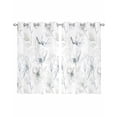 thumbnail image 1 of Green Beige Spring Floral Sheer Curtains 54 Inch Length 2 Panels Set for Living Room/Bedroom, Luxury Botanical Summer Kitchen Curtains Grommet Semi-Sheer Curtains Drapes Window Treatments 42"x54"x2, 1 of 7