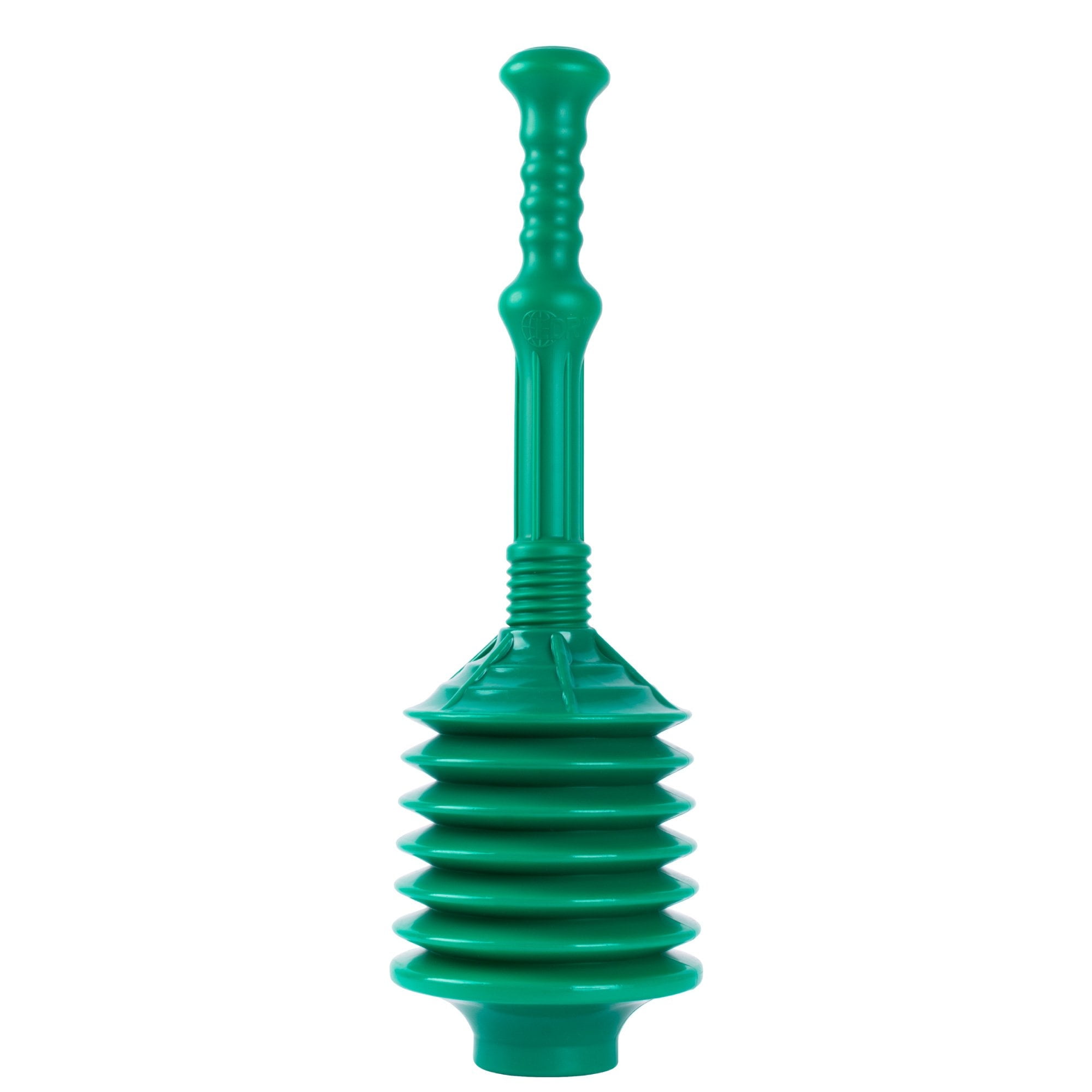 Green Bellows Accordion Toilet Plunger