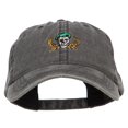 thumbnail image 1 of Green Beret Crest Embroidered Washed Cap - Black OSFM, 1 of 5