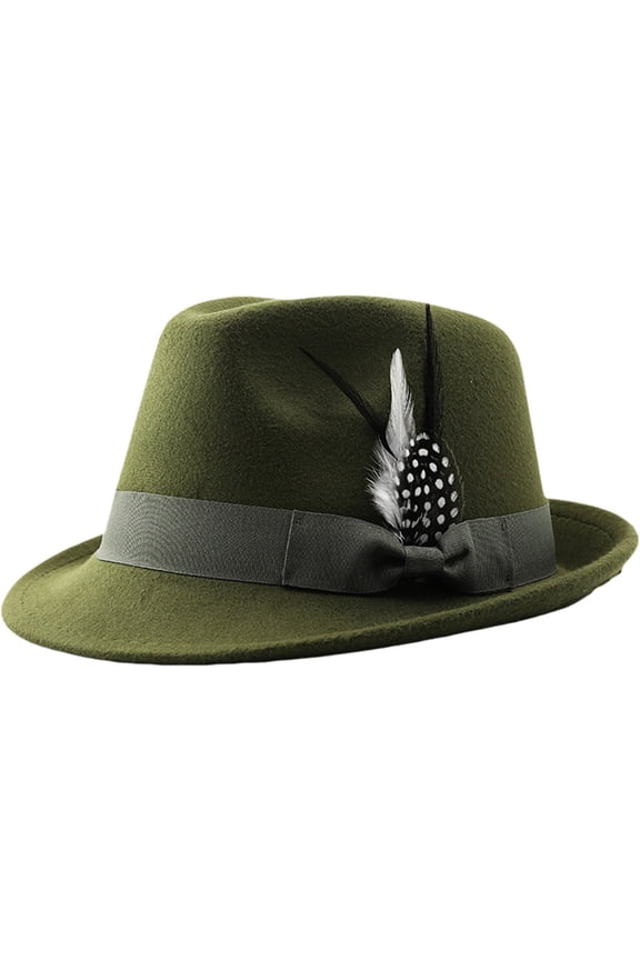 Green Berets Classic Hats for Men & Women Wide Brim Hat Panama Dress Hat