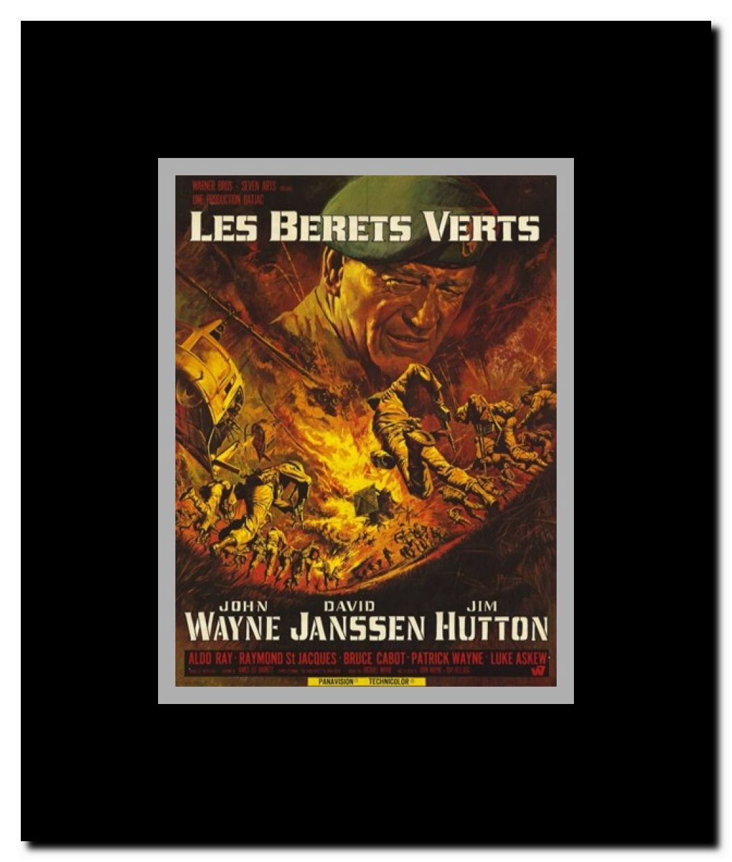 Green Berets Framed Movie Poster
