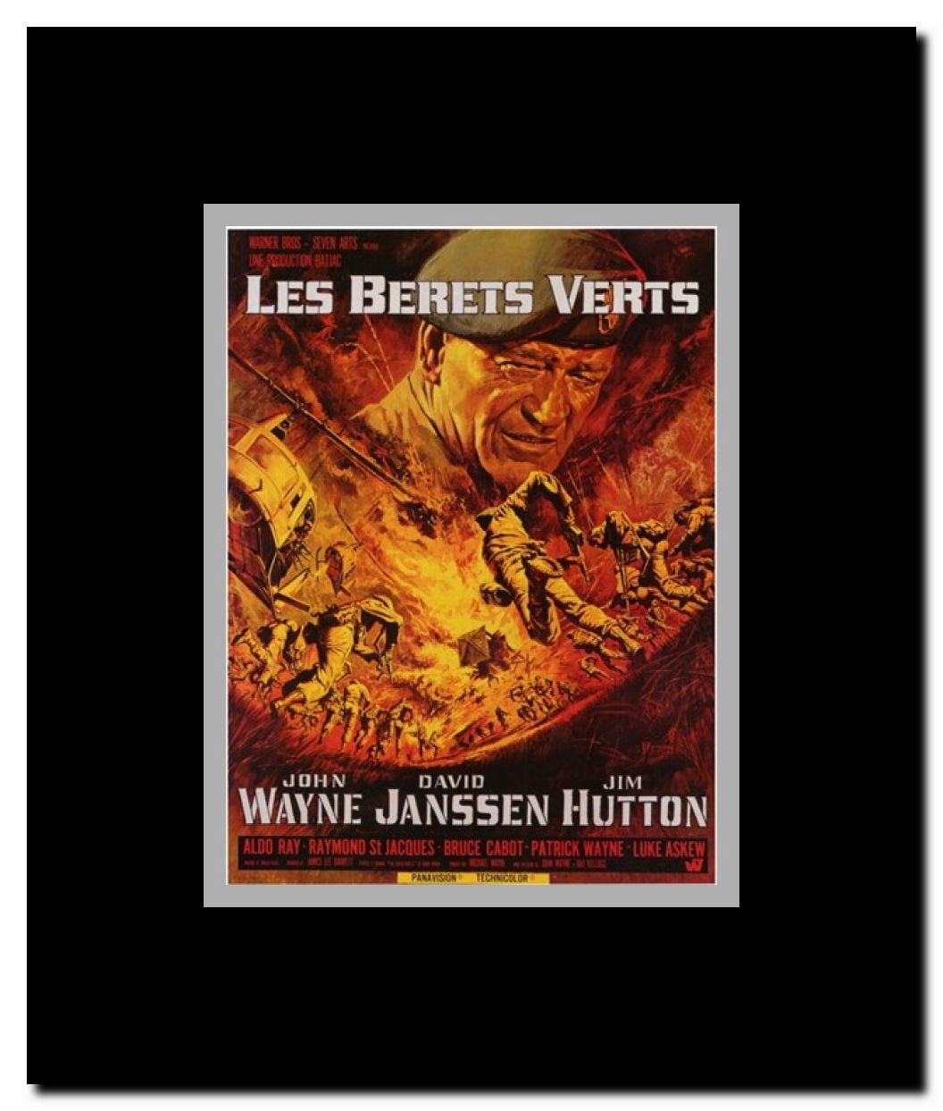Green Berets Framed Movie Poster