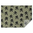 thumbnail image 1 of Green Bigfoot Pattern Rectangle Tablecloth 60"x84",Waterproof Polyester Rectangle Table Cloth, Wipeable Spillproof Polyester Tablecloth for Dining, Camping, Indoor and Outdoor, 1 of 5