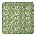 thumbnail image 1 of Green Bigfoot and Tree Pattern Square Fitted Tablecloth with Elastic Edge,Square Table Cover,Washable Elastic Table Cover for Home Kitchen Party Decor 36"x36", 1 of 6