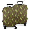 thumbnail image 1 of Green Bigfoot and Tree Pattern Luggage Cover Fashion Suitcase Cover Baggage Covers Fit 25-28 Inch Luggage (Go Travel), 1 of 5