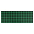 thumbnail image 1 of Green Black Checkerboard Checkered Pattern Kitchen Rug Mat,Kitchen Runner Rugs Non Skid Washable,Decorative Kitchen Floor Mats for Kitchen,Sink,Laundry,17"X47", 1 of 5