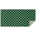 thumbnail image 1 of Green and Black Checkerboard Pattern Rectangle Tablecloth 60"x120",Waterproof Polyester Rectangle Table Cloth, Wipeable Spillproof Polyester Tablecloth for Dining, Camping, Indoor and Outdoor, 1 of 6